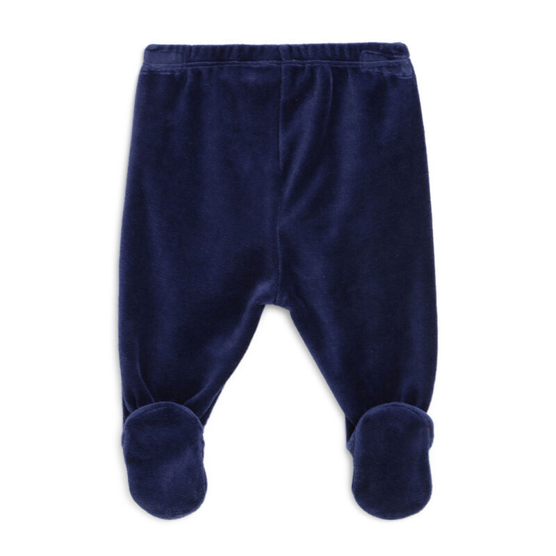 Boys Dark Blue Applique Smock with Legging image number 3